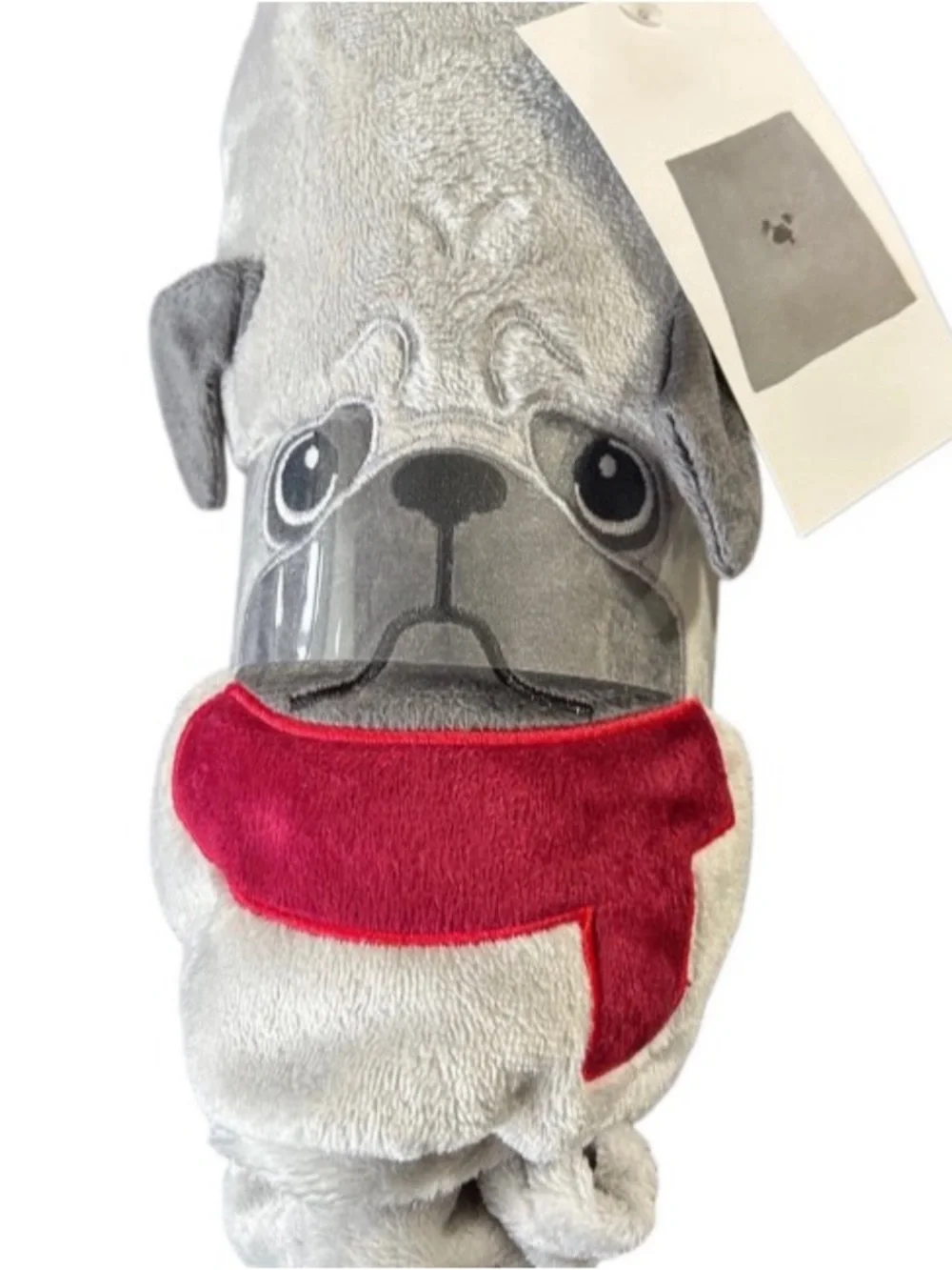 Children’s Blanket 40x50 Dog Pup Buddy Kids Character Throw Embroidered Bulldog